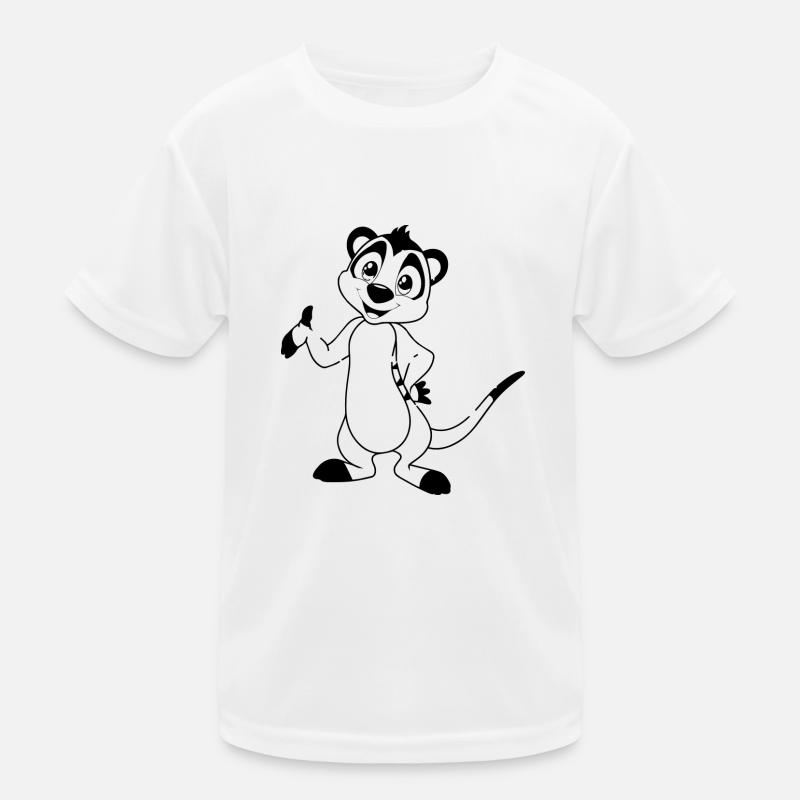 Erdmännchen Kinder Funktions-T-Shirt