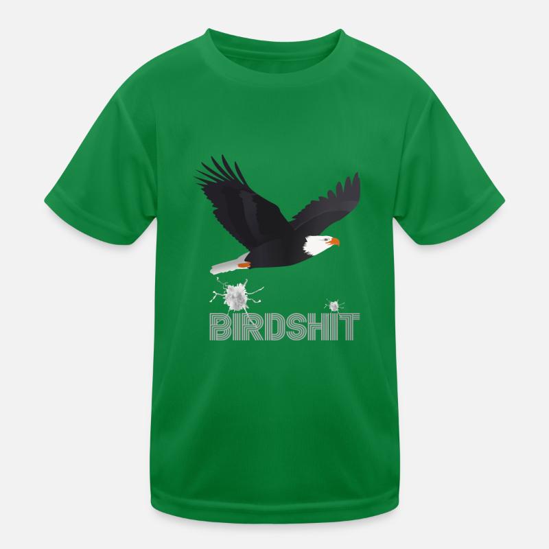 BIRDSHIT EAGLE - FARBE Kinder Funktions-T-Shirt