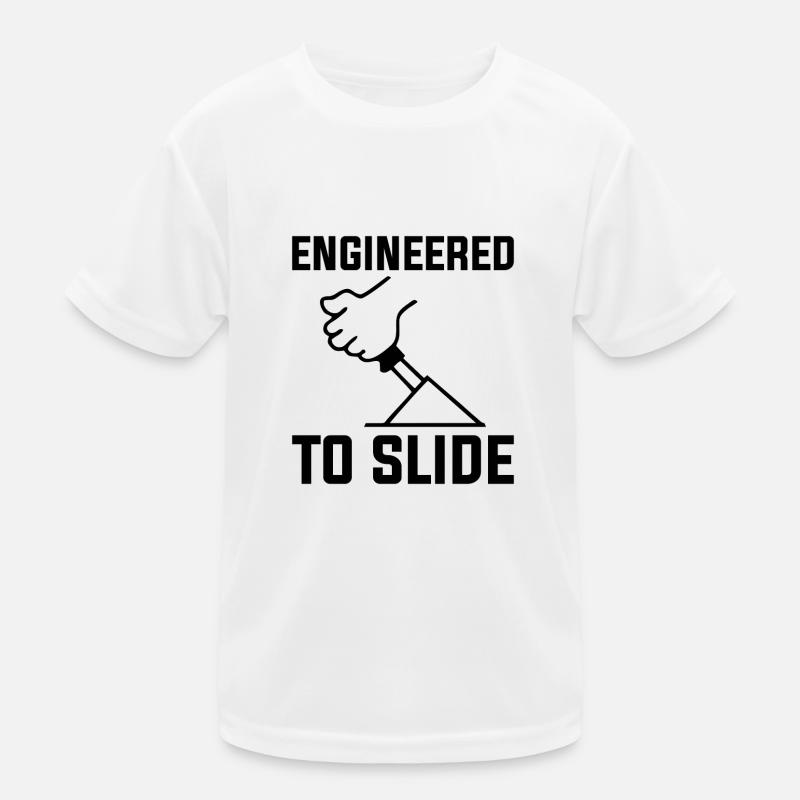 DRIFTING ENGINEERED TO SLIDE Kids Functional T-Shirt