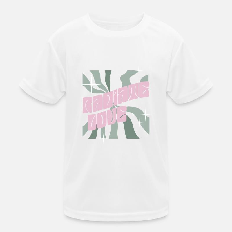 Rayonner d’amour blanc T-shirt sport Enfant