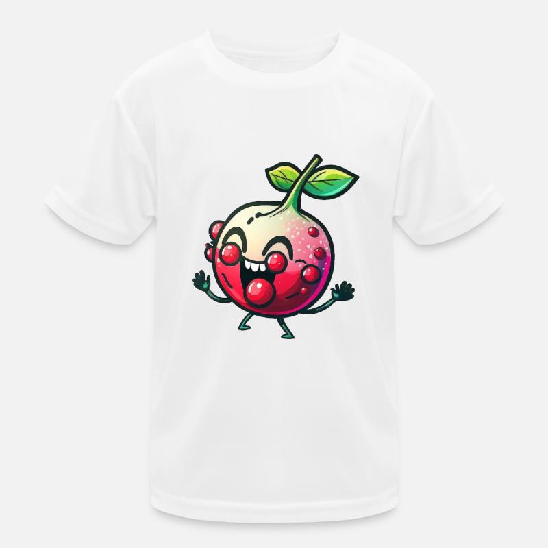Witziger Granatapfel Kinder Funktions-T-Shirt