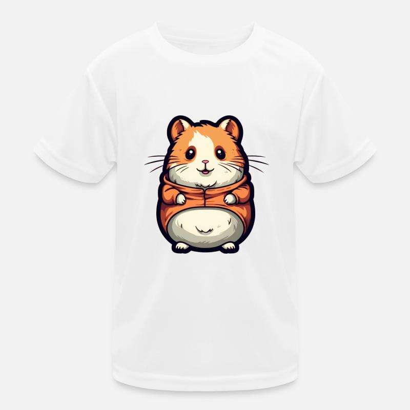 Mignon hamster T-shirt sport Enfant
