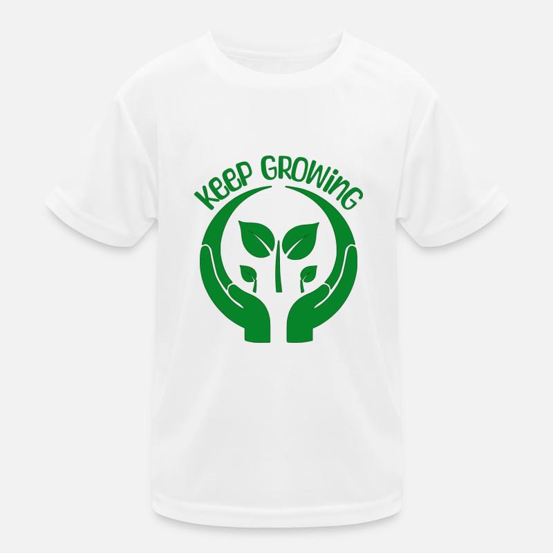 Keep Growing Kinder Funktions-T-Shirt