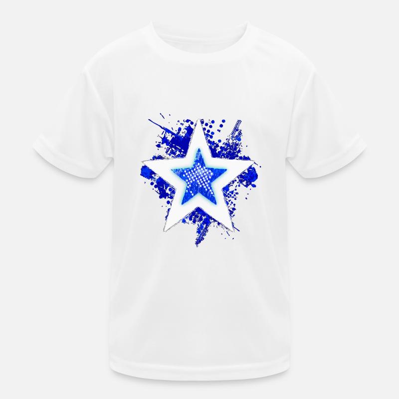 conception de Star (Bleu Arctique) T-shirt sport Enfant