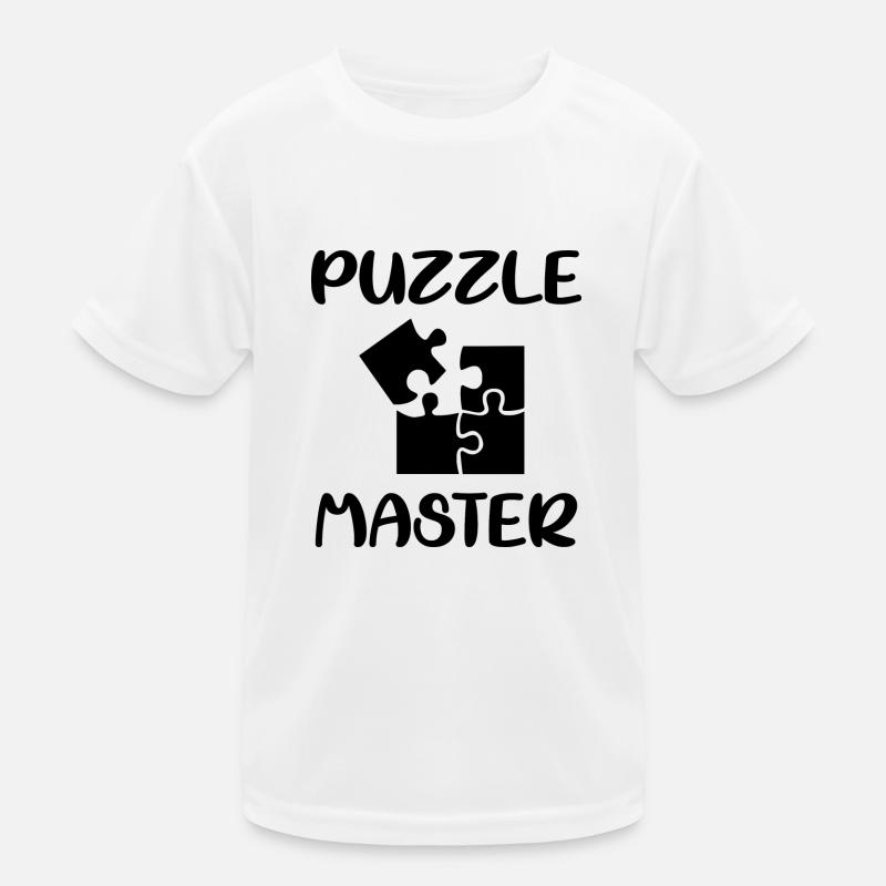 Puzzle Master Autism Puzzle Gift Idea Kids Functional T-Shirt