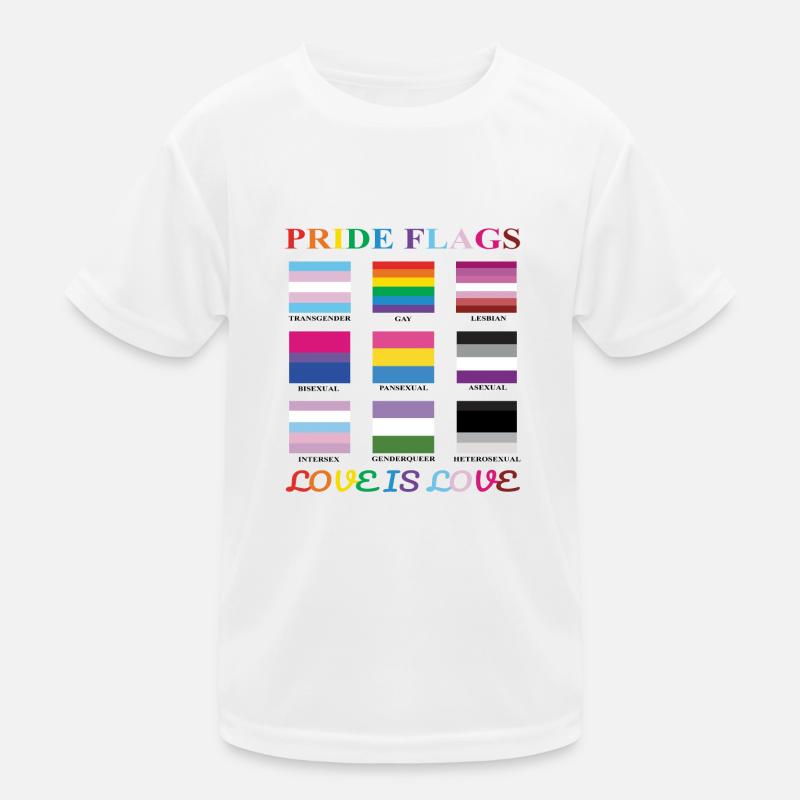 Pride Flags Kids Functional T-Shirt