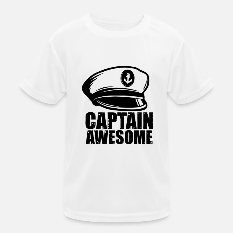 Captain awesome Kids Functional T-Shirt