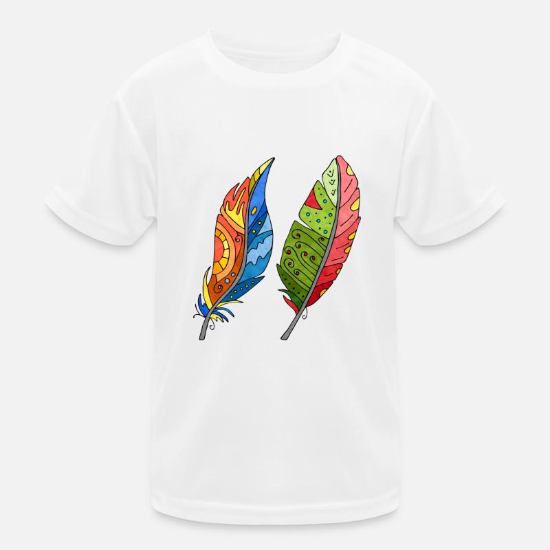 Feder Kinder Funktions-T-Shirt