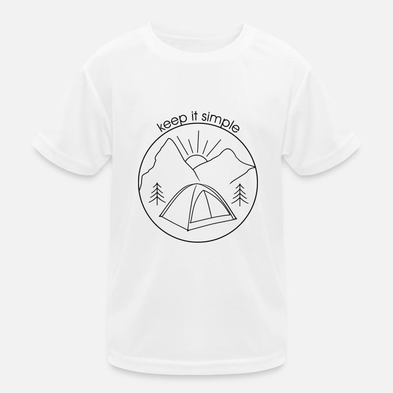 Keep it simple (version noire) T-shirt sport Enfant