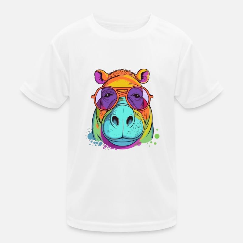 Harry, das Nilpferd Kinder Funktions-T-Shirt