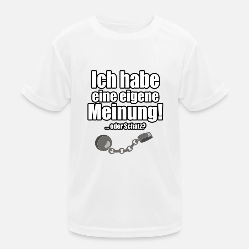 Ich habe eine eigene Meinung! Kinder Funktions-T-Shirt