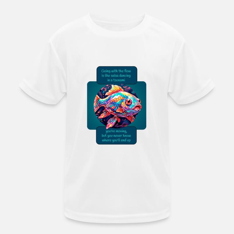 Going Forward Fish Kids Functional T-Shirt