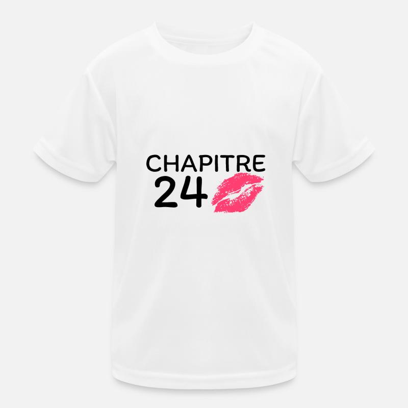 Chapitre 24 ans joyeux anniversaire T-shirt sport Enfant