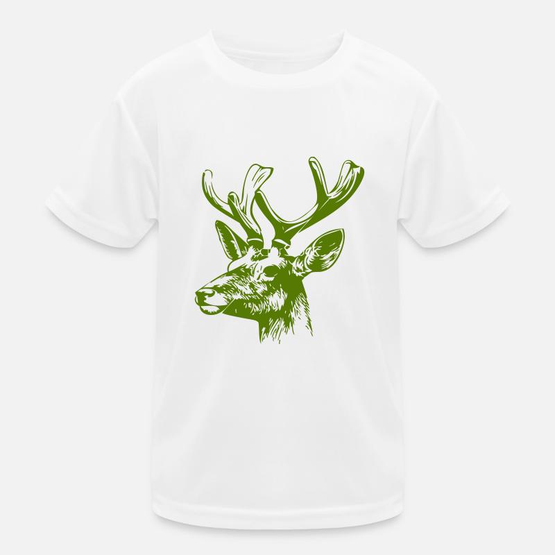 Tête de cerf T-shirt sport Enfant