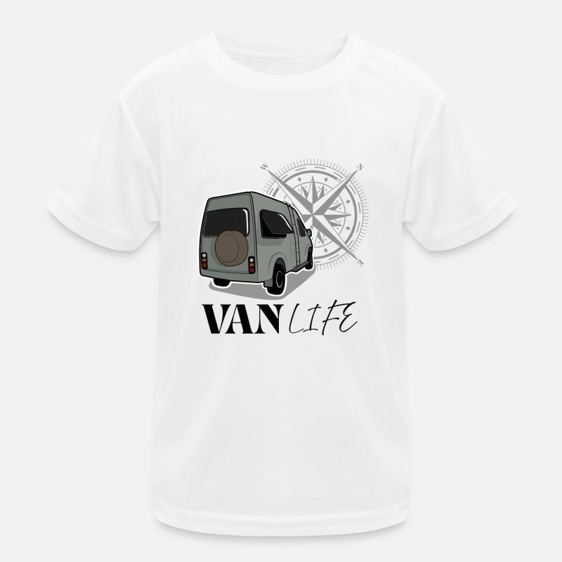Van life vert T-shirt sport Enfant