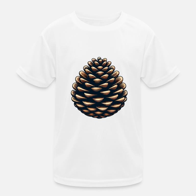 Pine cone Kids Functional T-Shirt