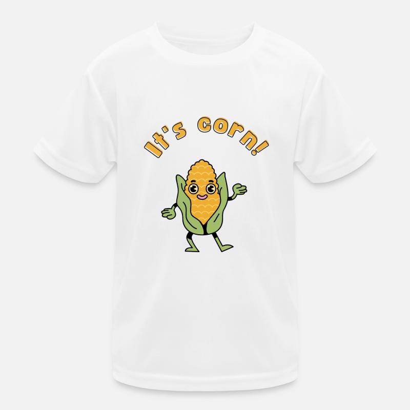 It's corn - a cornstatic design Kids Functional T-Shirt