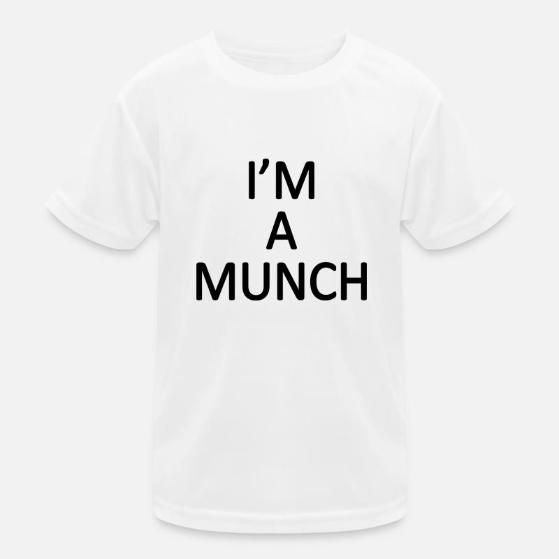 Im a munch Kinder Funktions-T-Shirt