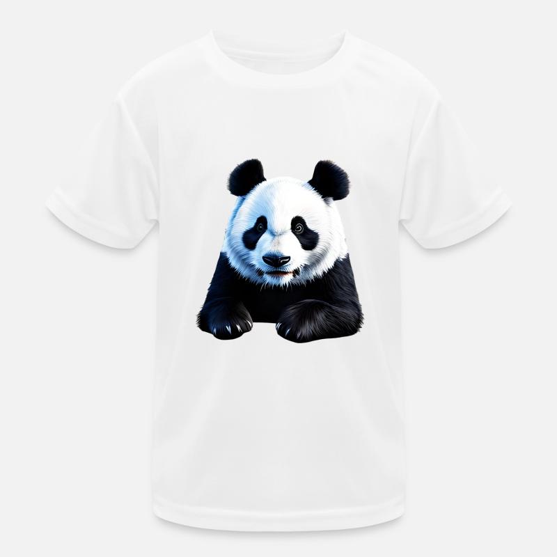 Panda cute Kids Functional T-Shirt