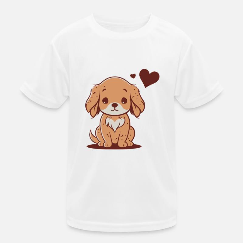 chien mignon T-shirt sport Enfant