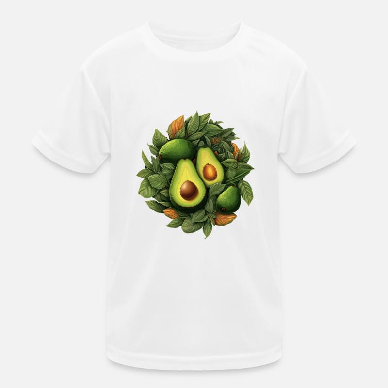 Avocado Kinder Funktions-T-Shirt