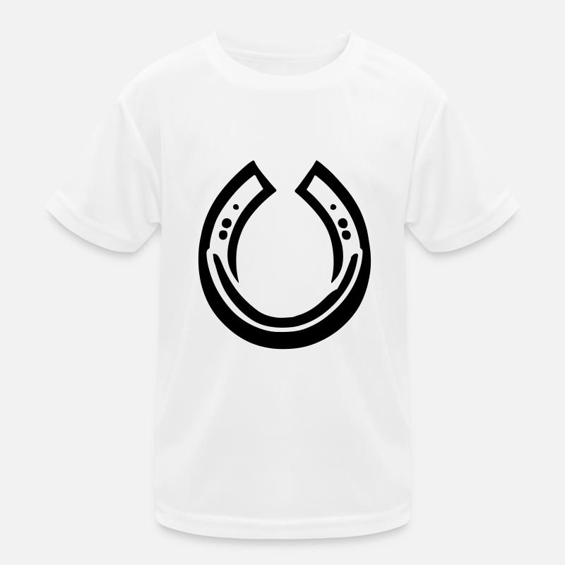 Hufeisen Vektor Geschenkidee Kinder Funktions-T-Shirt