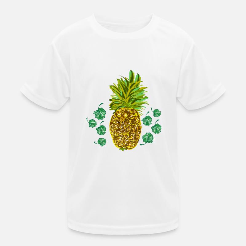 Ananas Kinder Funktions-T-Shirt