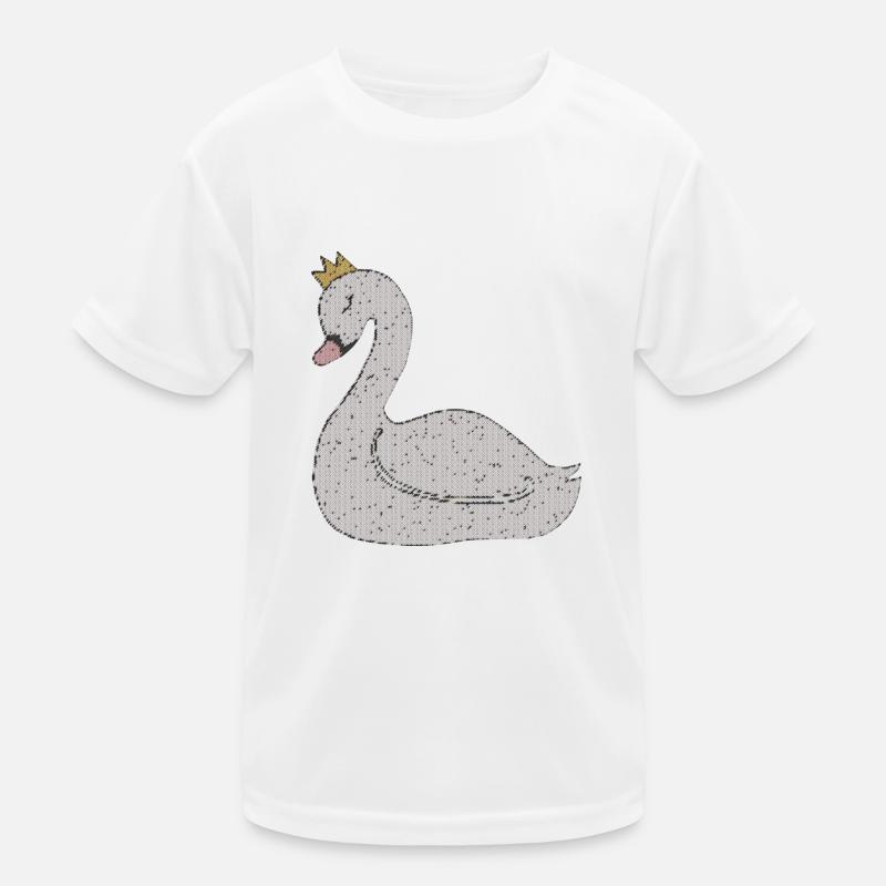 schwan gewebe Kinder Funktions-T-Shirt