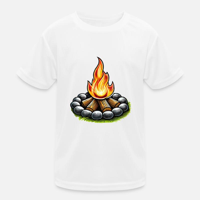Feu de camp T-shirt sport Enfant