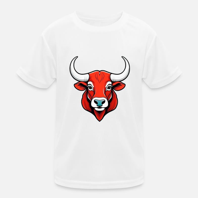 Mächtiger Stiergeist Kinder Funktions-T-Shirt