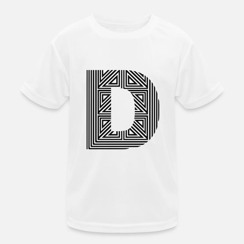 lettre D T-shirt sport Enfant