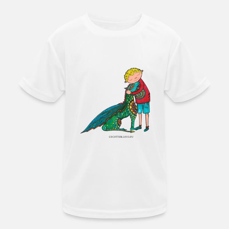 Clément et son dragon T-shirt sport Enfant