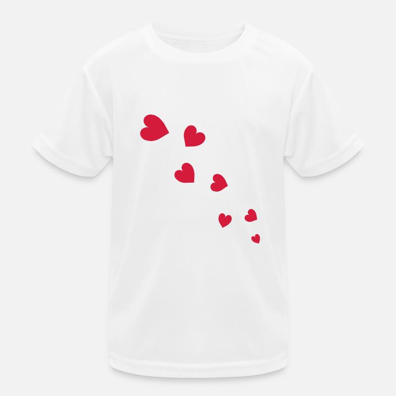 multi_coeur Kinder Funktions-T-Shirt