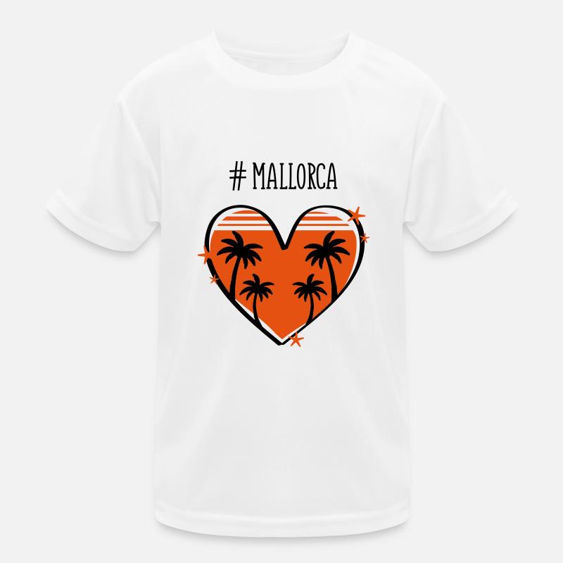 mallorca heart Kinder Funktions-T-Shirt
