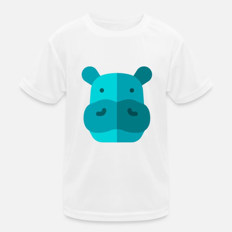 Nilpferd Kinder Funktions-T-Shirt