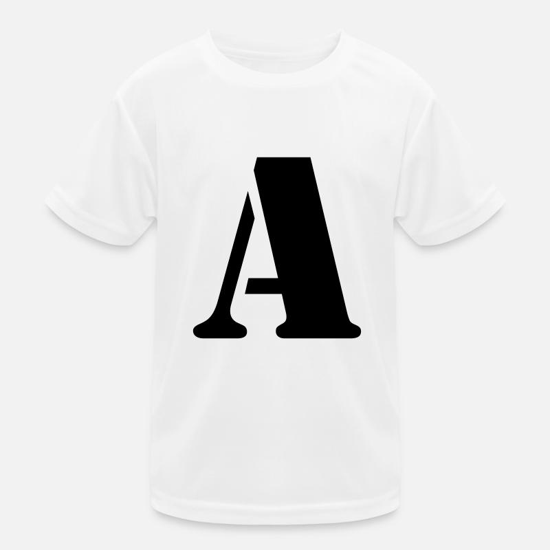 letter a Kids Functional T-Shirt