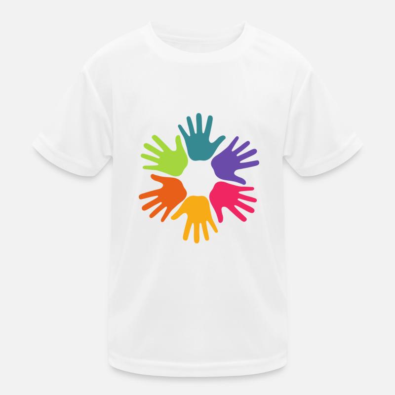Pride Rainbow Flag Pride Parade LGBT Kids Functional T-Shirt