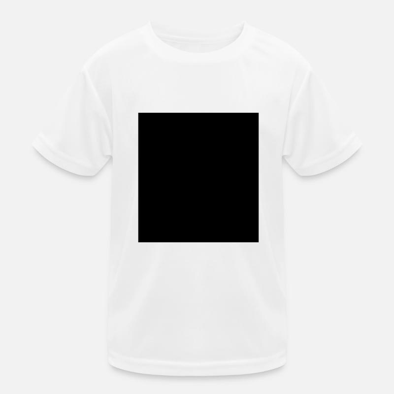Rectangle black vector Kids Functional T-Shirt