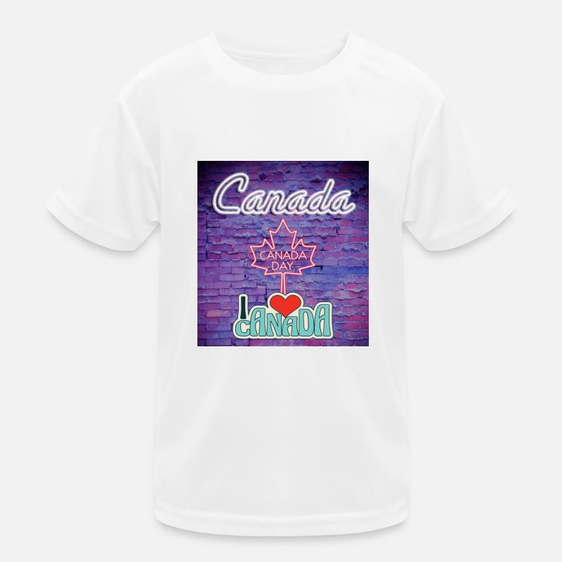 Canada, maple leaf. Kids Functional T-Shirt