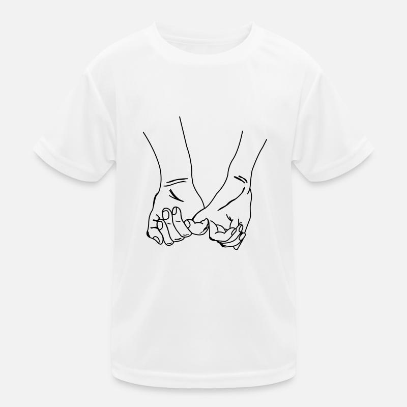 mains T-shirt sport Enfant