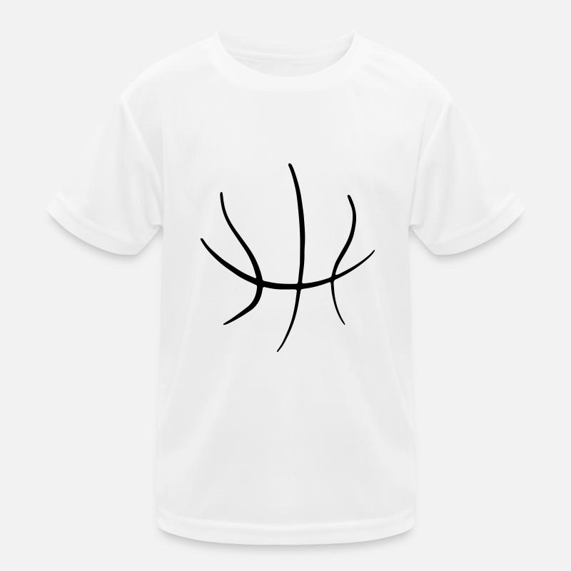 Basketball 49 Kinder Funktions-T-Shirt