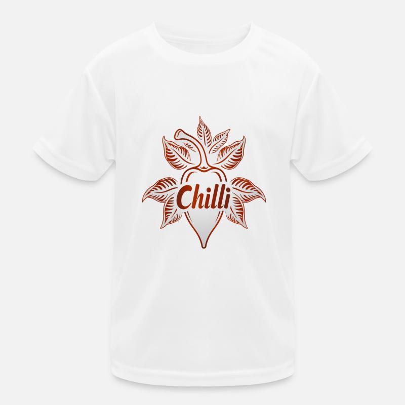 be Chilli - Kids Functional T-Shirt - white
