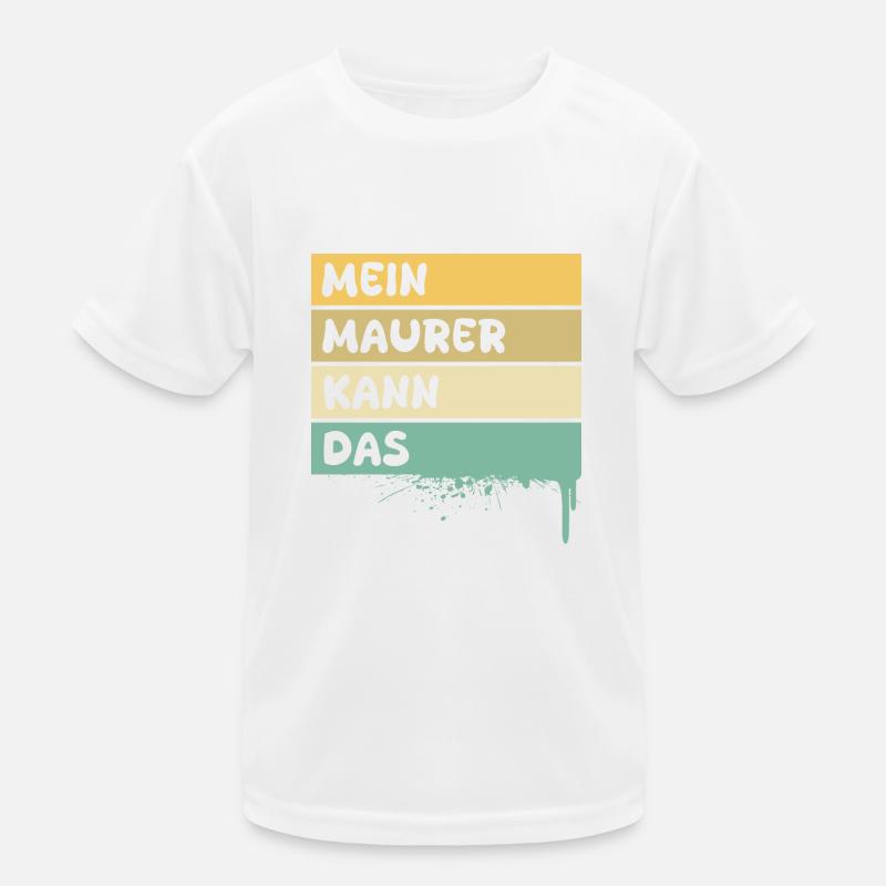 Occupation: Bricklayer Kids Functional T-Shirt