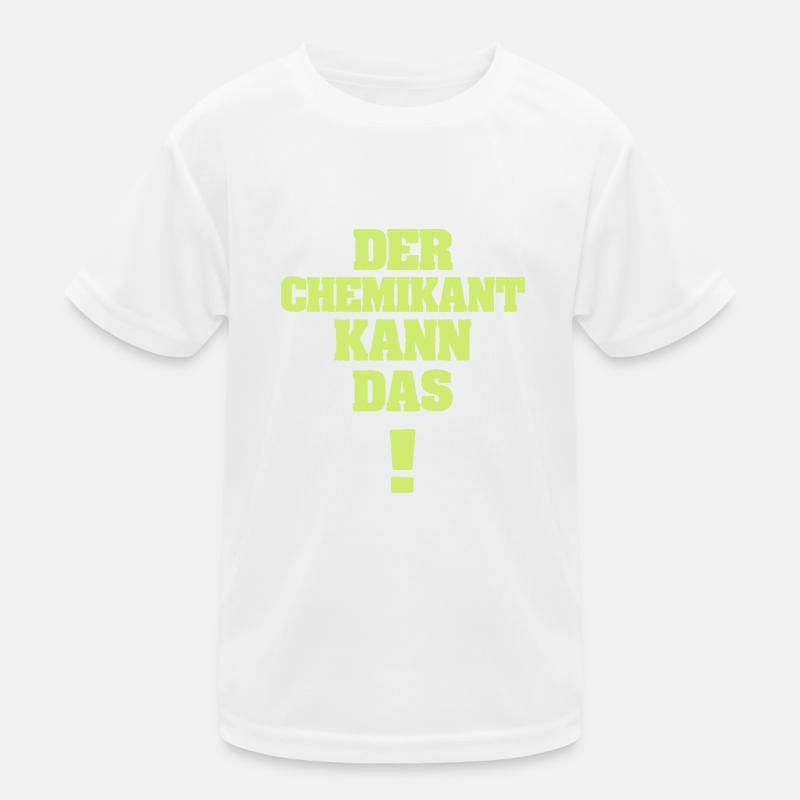 Chemikant als Lustig Kinder Funktions-T-Shirt