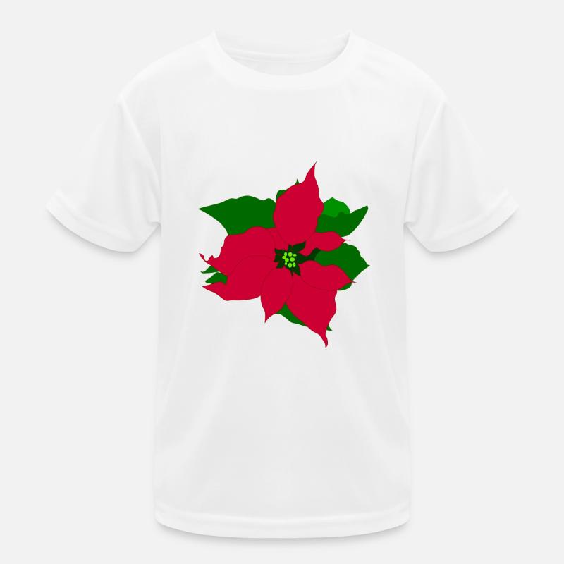 Weihnachtsstern Kinder Funktions-T-Shirt