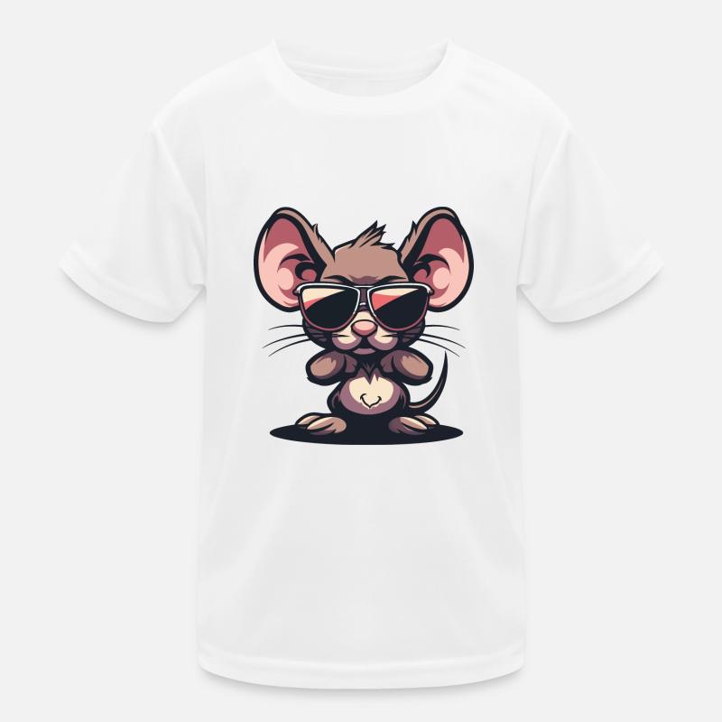 Maus Tier Kinder Funktions-T-Shirt