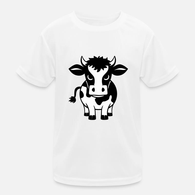 Freche Kuh Kinder Funktions-T-Shirt