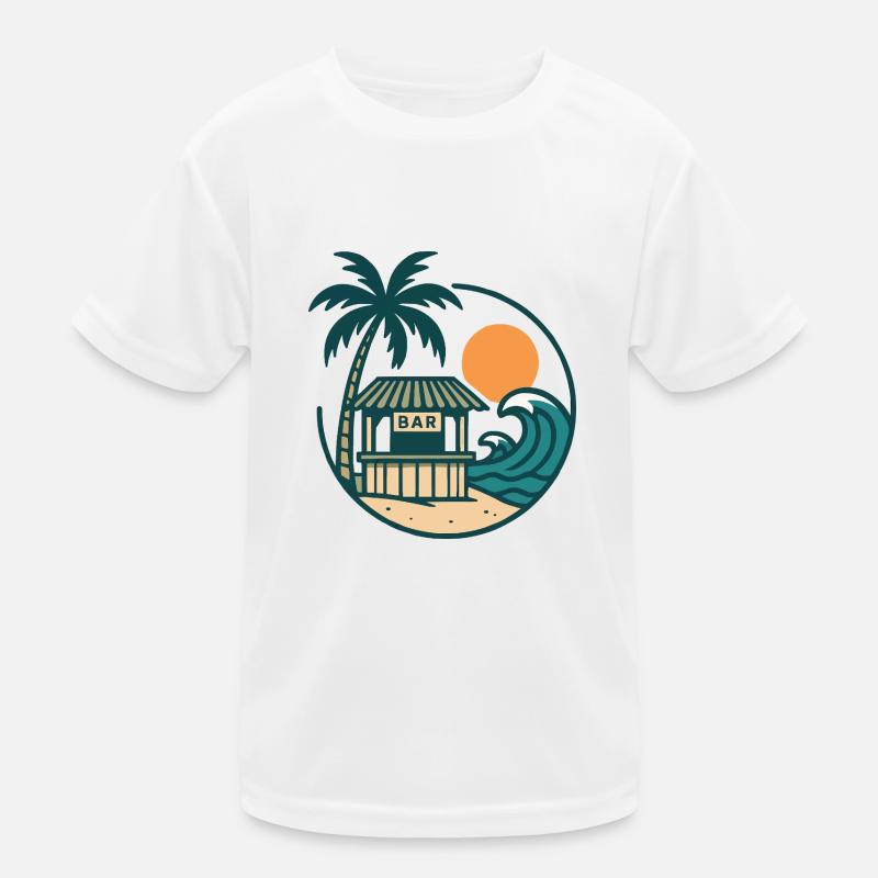 Bar de l’île de plage T-shirt sport Enfant