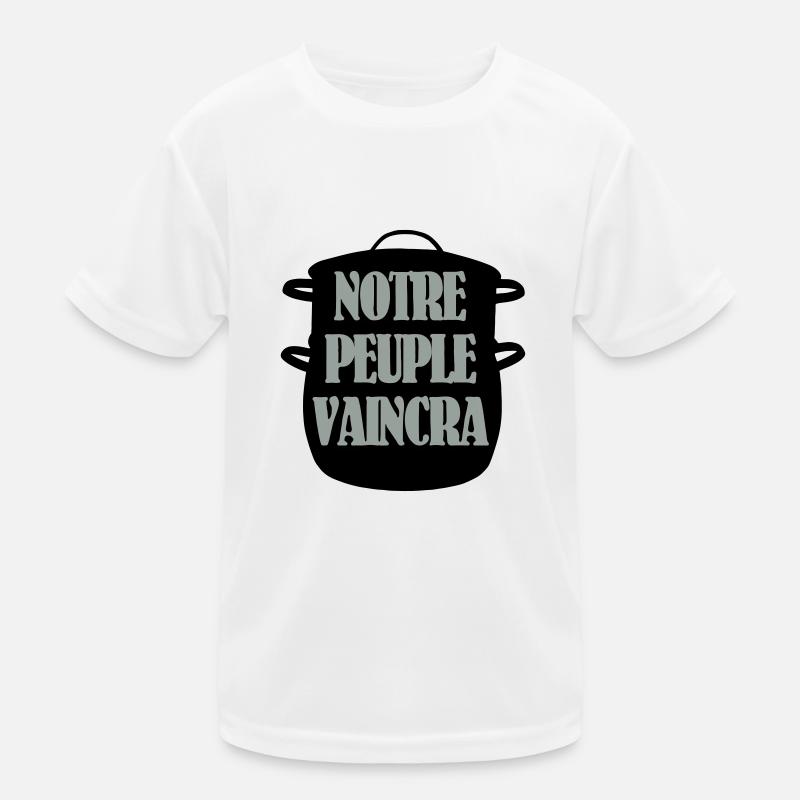 Notre peuple vaincra T-shirt sport Enfant
