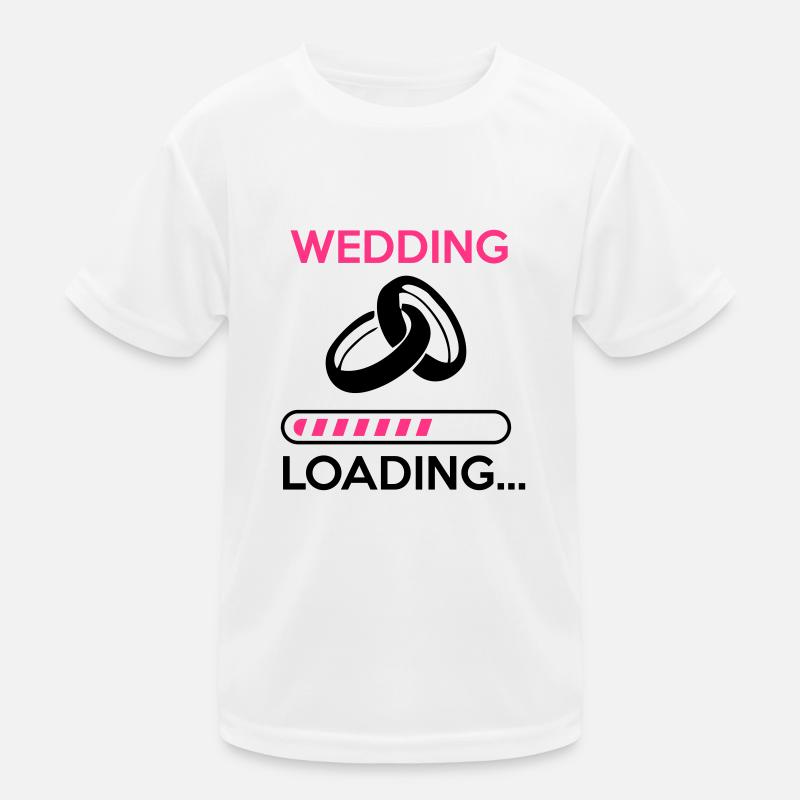 wedding loading - Stag do - hen party Kinder Funktions-T-Shirt